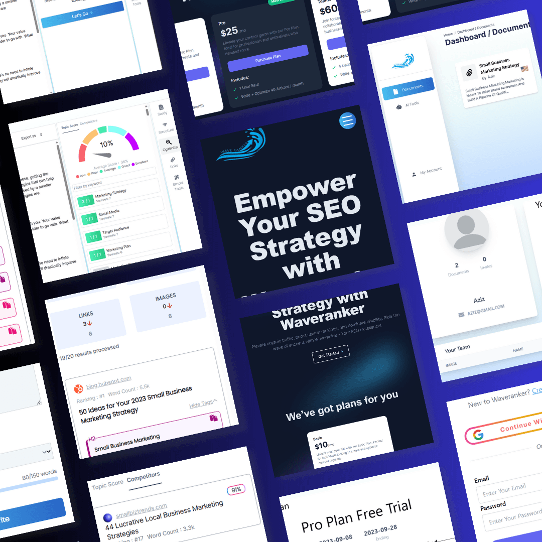 Waveranker SEO Optimization Platform